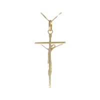 Pendente Soprana Gioielleria croci in Oro CROCE CRISTO STILIZZATO - CROCE CRISTO STILIZZATO